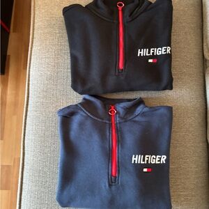 Tommy Black and Blue Sweater Set